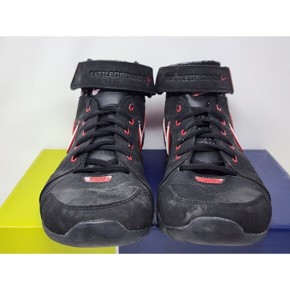 2004 Nike Shox Xplosive BLACK RED 308576-011 Size 11.5 WORN main image 5